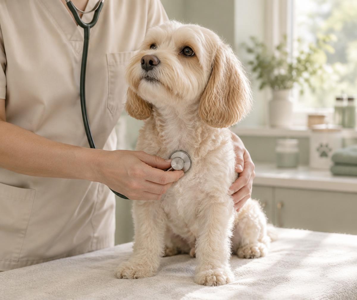 Illustrative image of gentle veterinary care